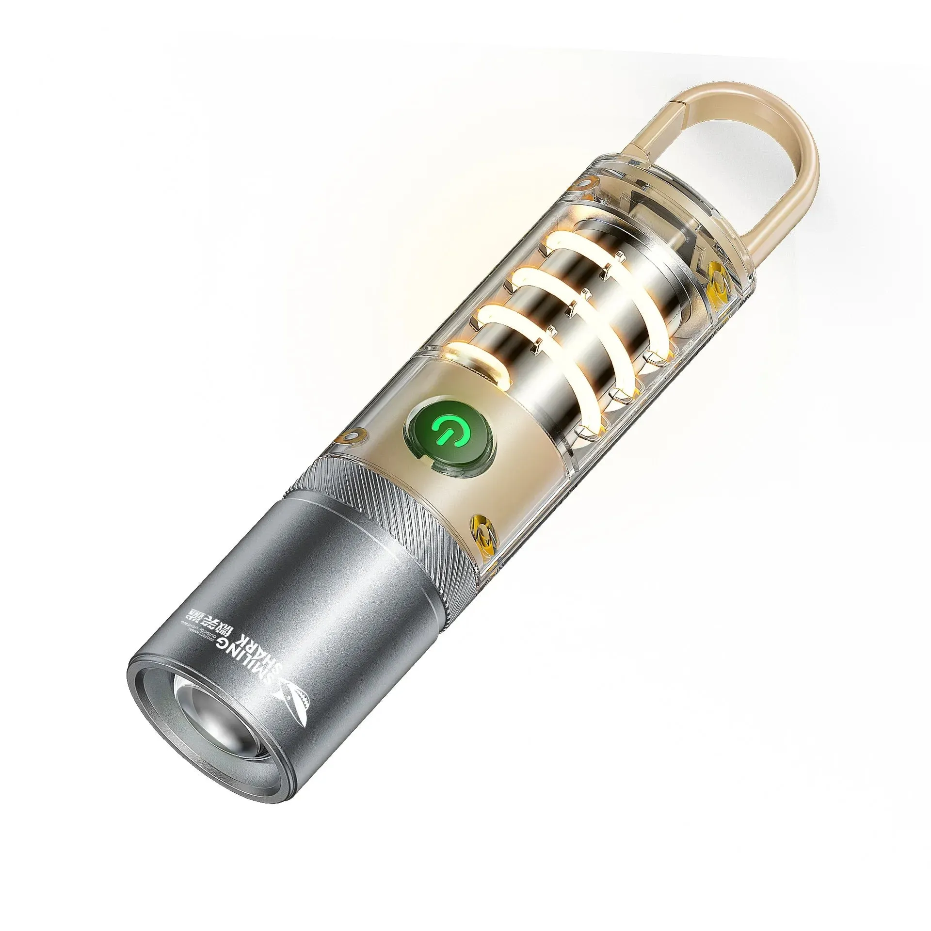 100000 Lumens P70/CT10 White Laser Zoomable Torch Campsite Lamp with Breathing Atmosphere Light Rechargeable Portable Work Lamp for Camping Waterproof