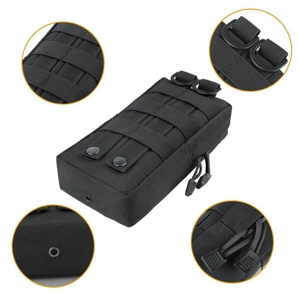 2 Pack Molle Compact & Water-Resistant EDC Pouch