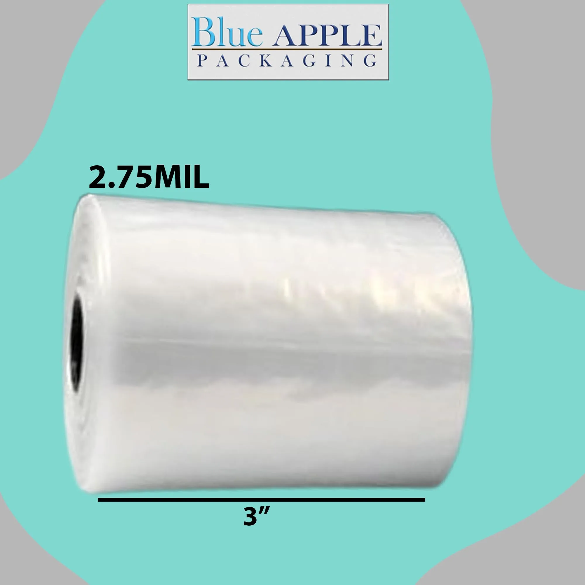 3X3 Inches Kwik-Fill® Pre-Opened Poly Bags on Roll 2.75 Mil AutoBags 2500/RL
