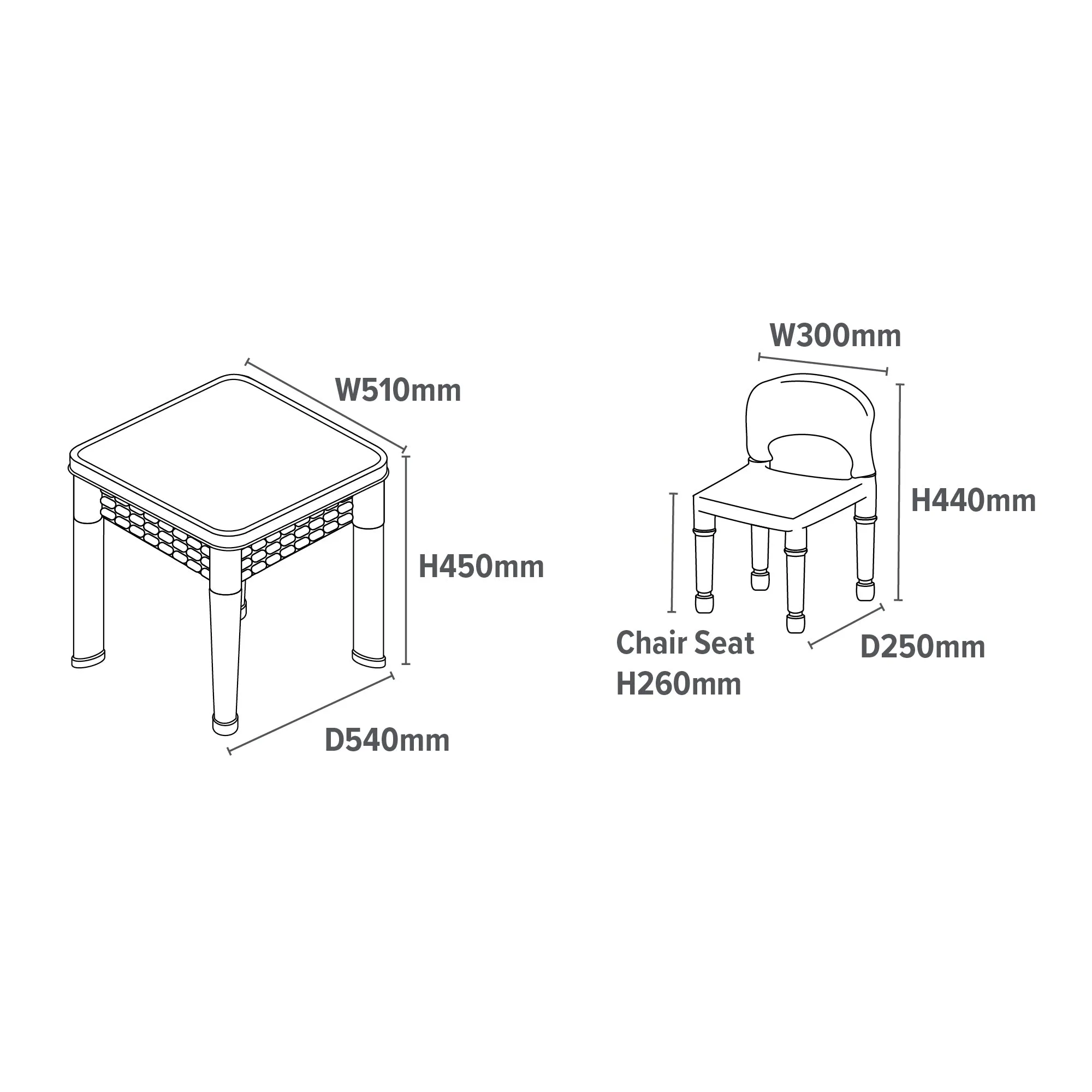 6-in-1 Montessori Table & 2 Chairs Set | Sand & Water Play | Blackboard | Dry Wipe Top | Storage