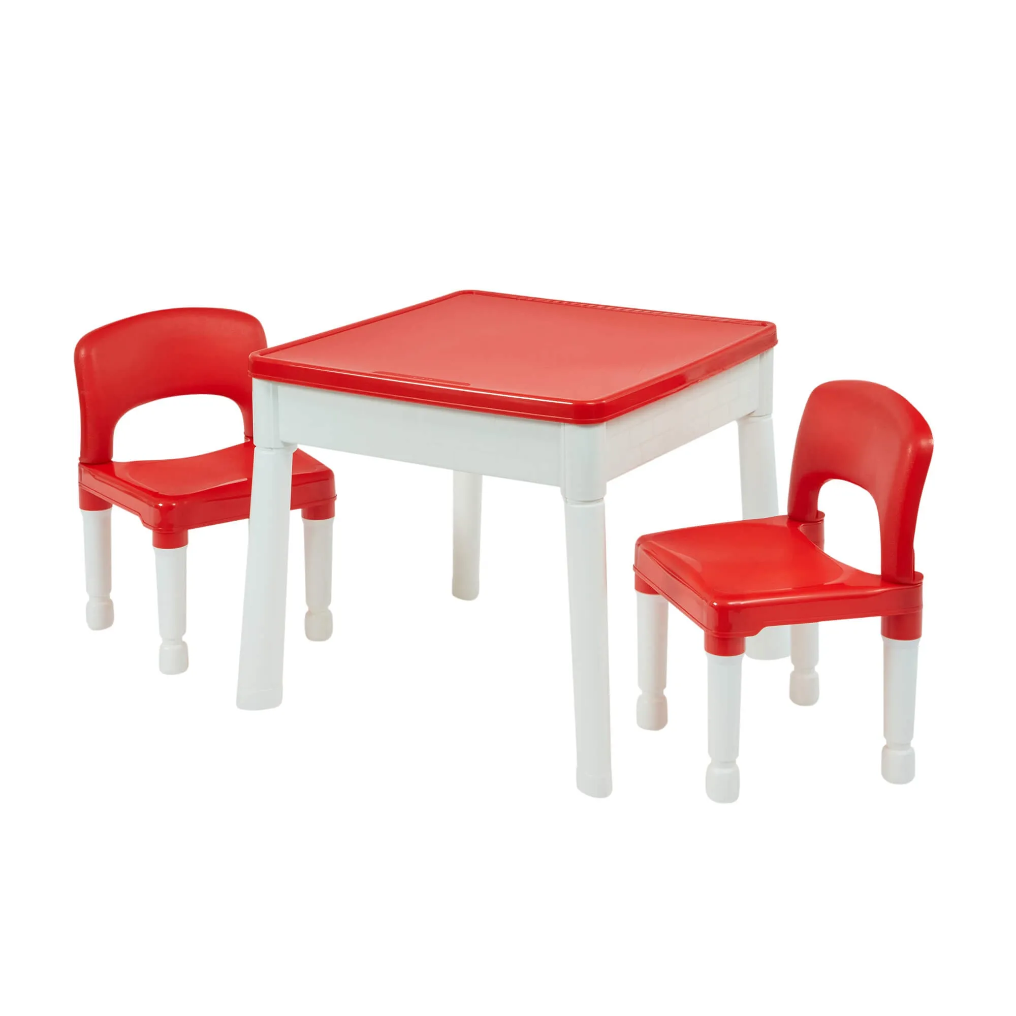 6-in-1 Montessori Table & 2 Chairs Set | Sand & Water Play | Blackboard | Dry Wipe Top | Storage