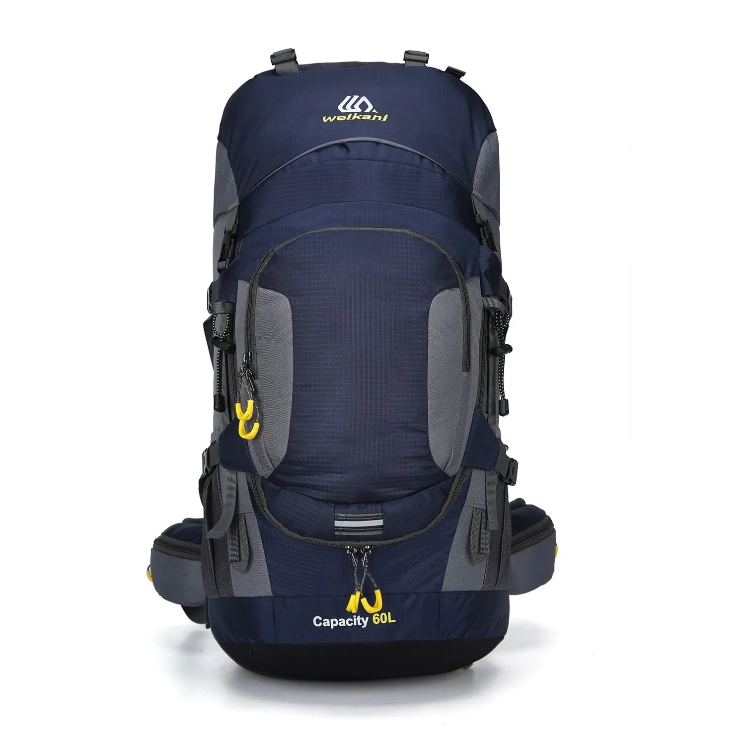 60L Outdoor Hiking Backpacks Travel Climbing Bag Waterproof Bags Trekking Camping with Rain Cove