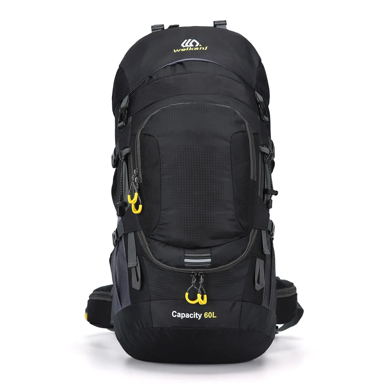 60L Outdoor Hiking Backpacks Travel Climbing Bag Waterproof Bags Trekking Camping with Rain Cove