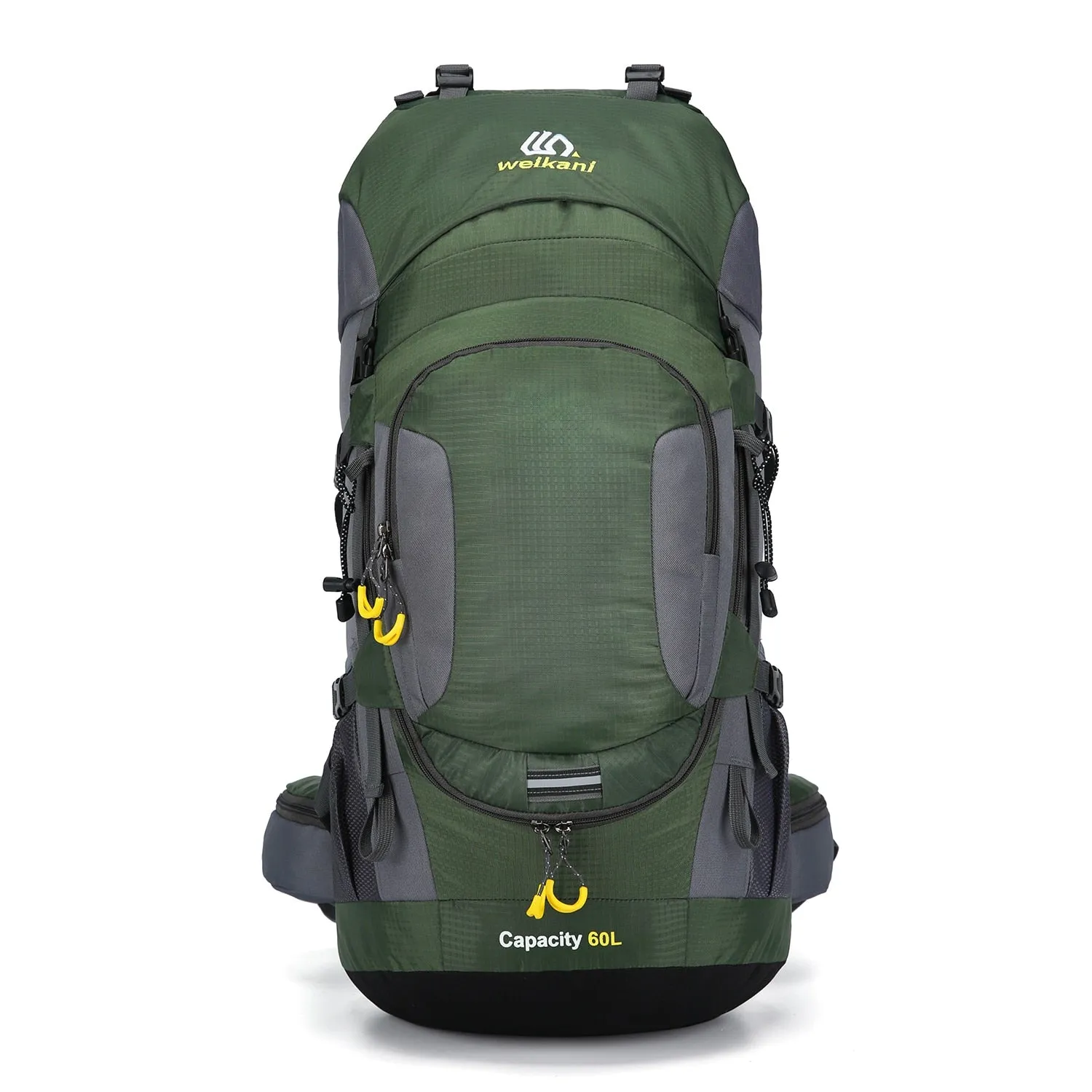 60L Outdoor Hiking Backpacks Travel Climbing Bag Waterproof Bags Trekking Camping with Rain Cove