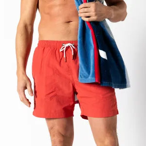 6" Solid Sailport Swim Short
