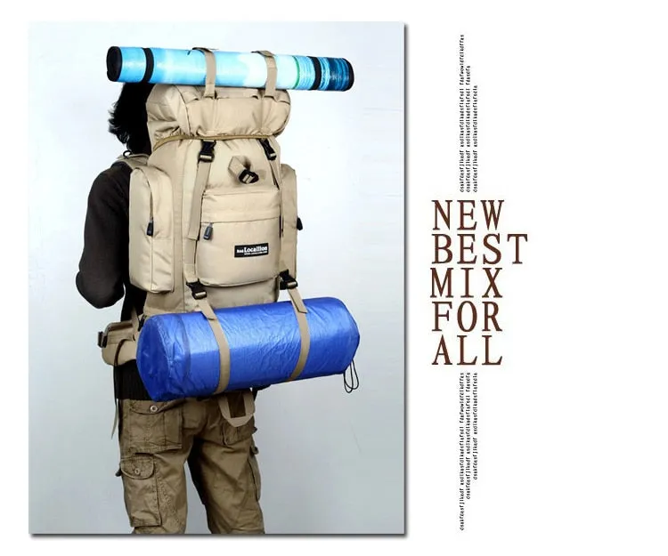80L Outdoor Backpack Camping Travel Bag Professional Men and Women Hiking Climbing Bag