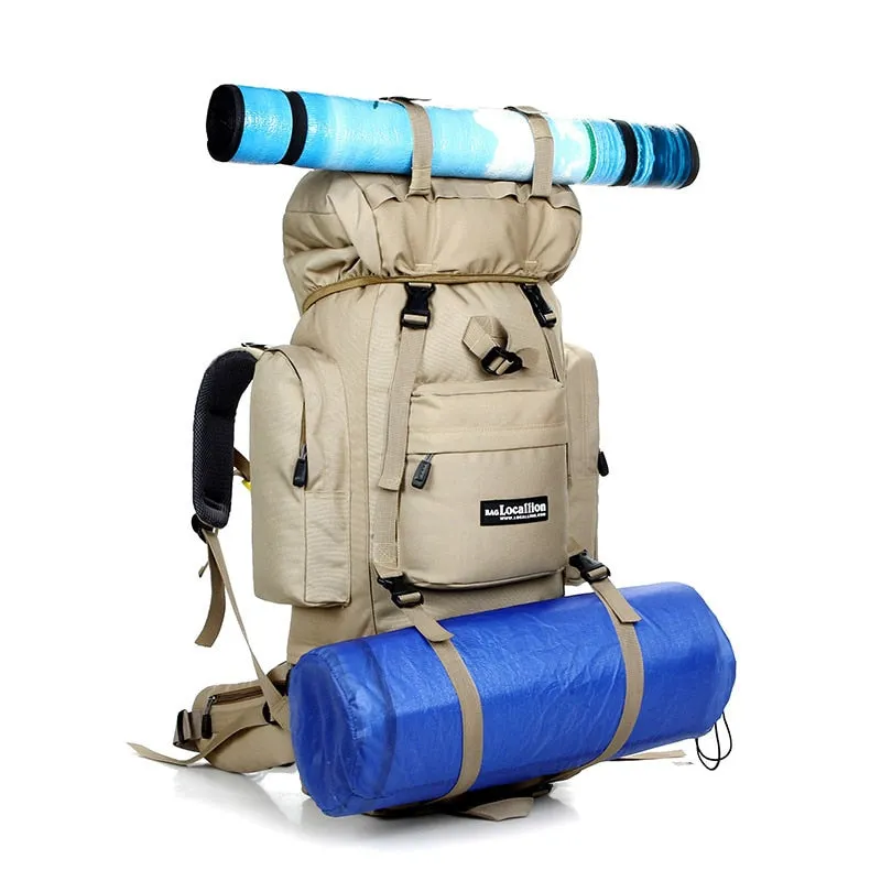 80L Outdoor Backpack Camping Travel Bag Professional Men and Women Hiking Climbing Bag