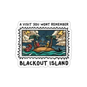 A Visit You Wont Remember Waterproof Sticker