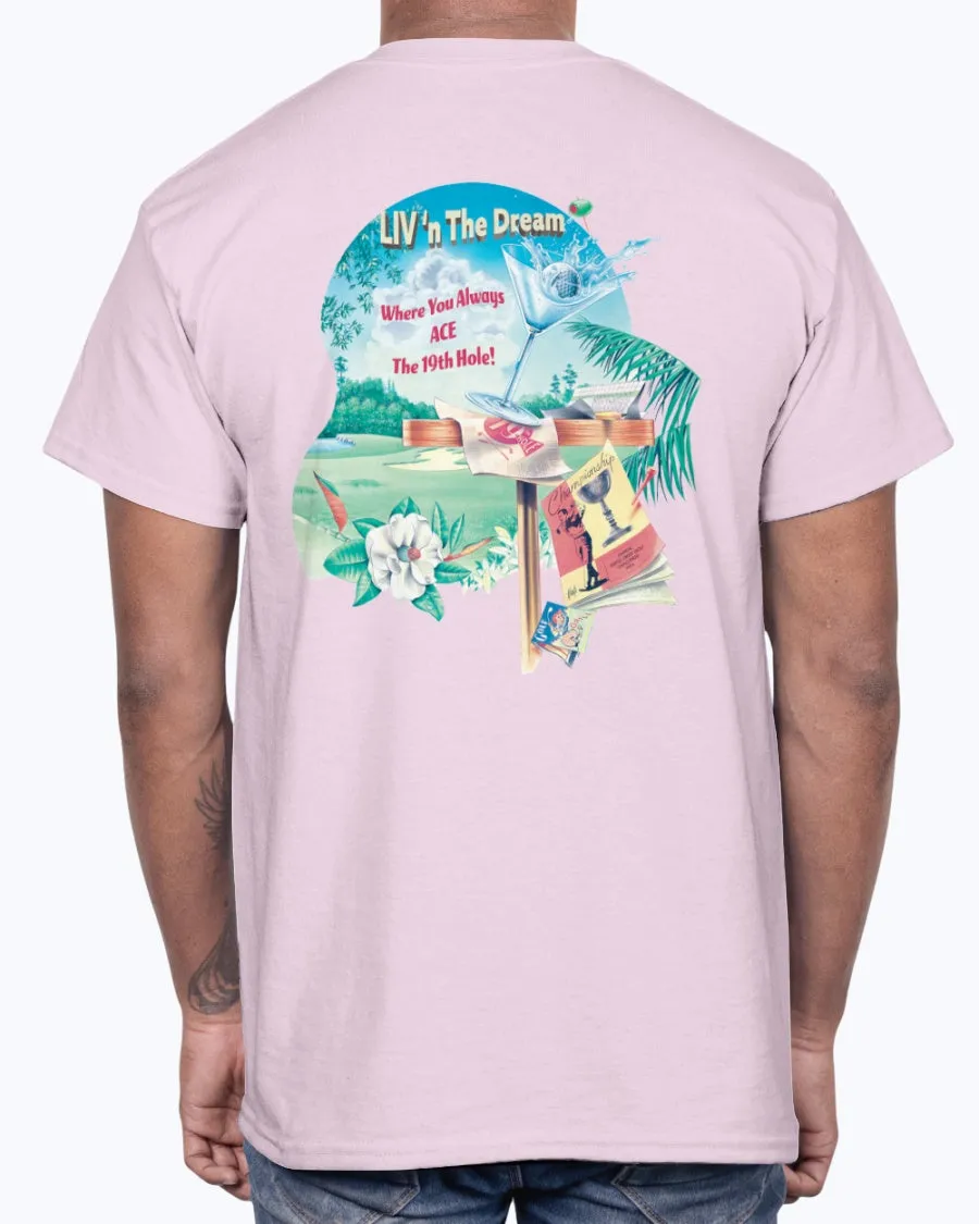 Ace the 19th Hole Happy Hour Golf Tee Shirt