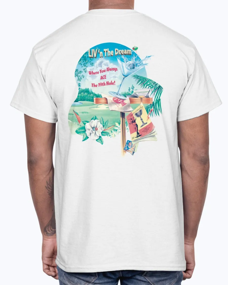 Ace the 19th Hole Happy Hour Golf Tee Shirt