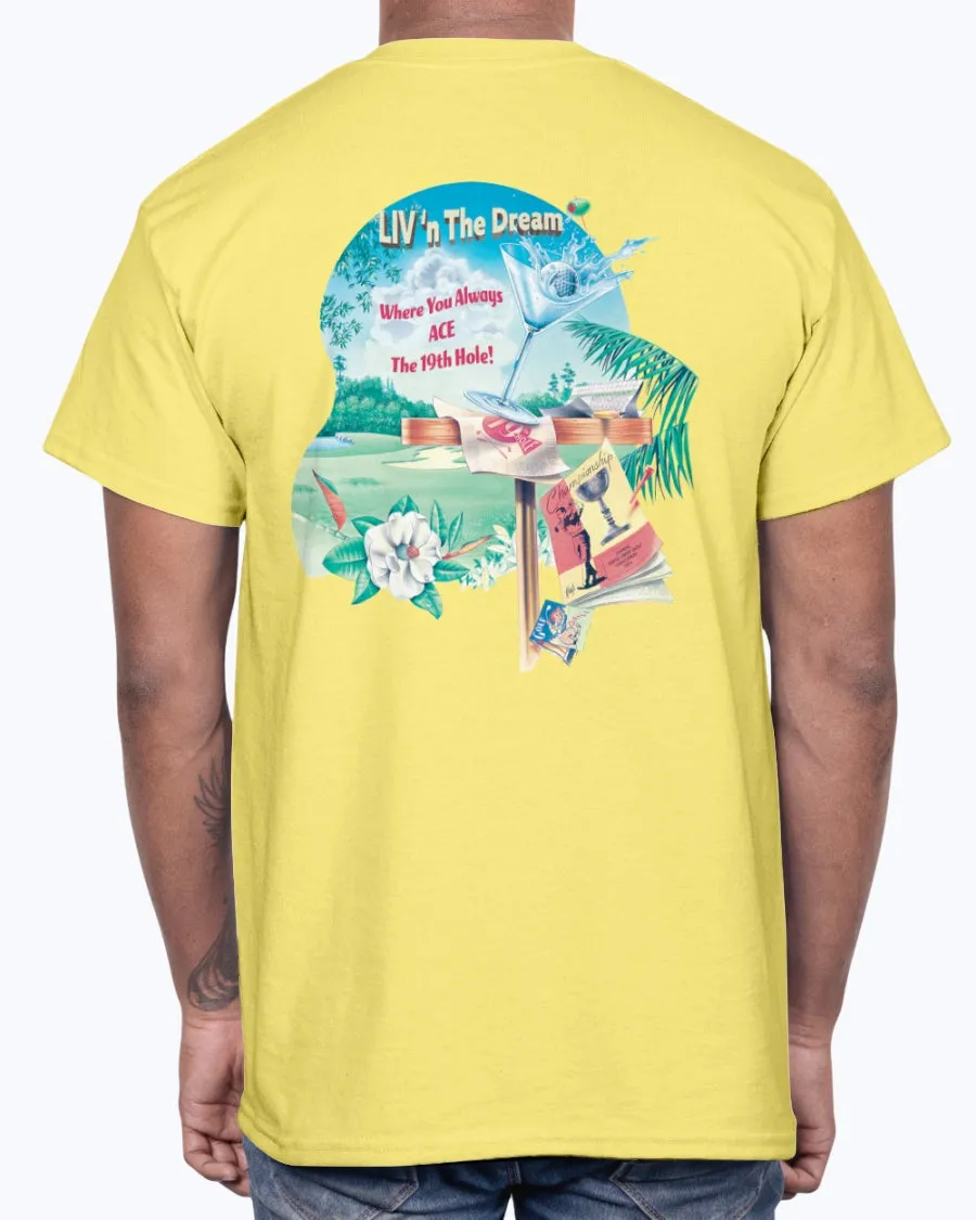 Ace the 19th Hole Happy Hour Golf Tee Shirt