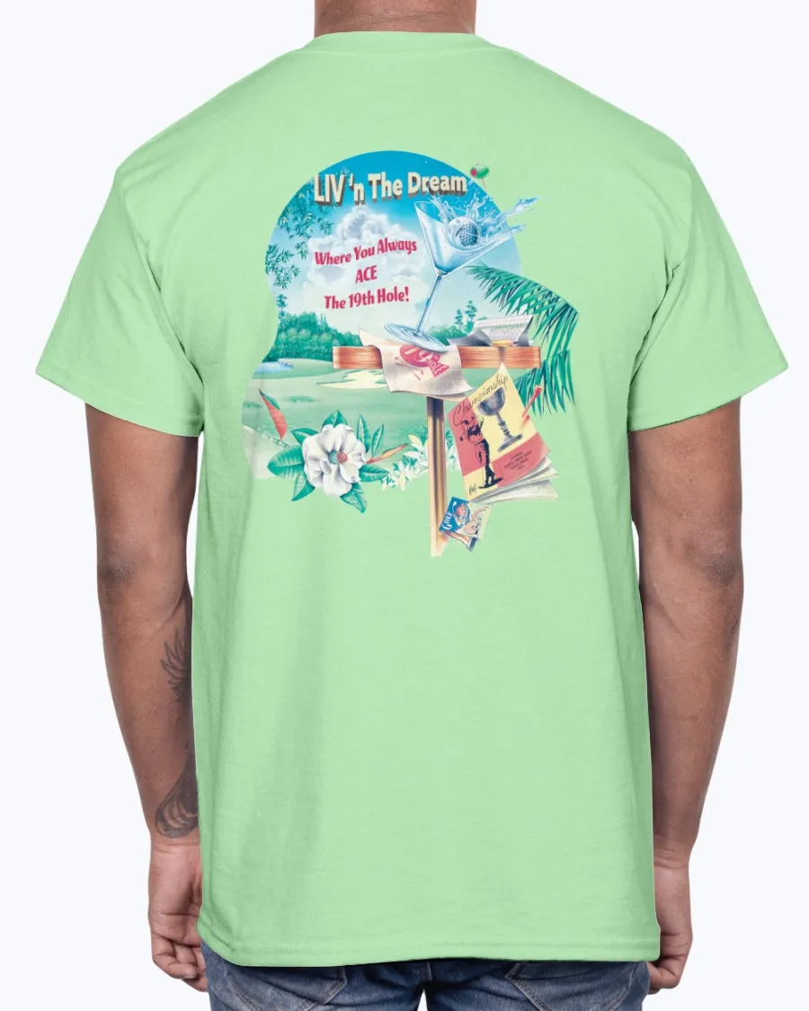 Ace the 19th Hole Happy Hour Golf Tee Shirt
