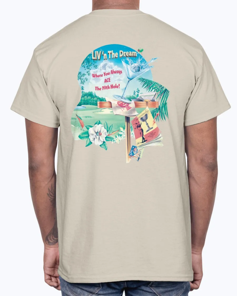 Ace the 19th Hole Happy Hour Golf Tee Shirt