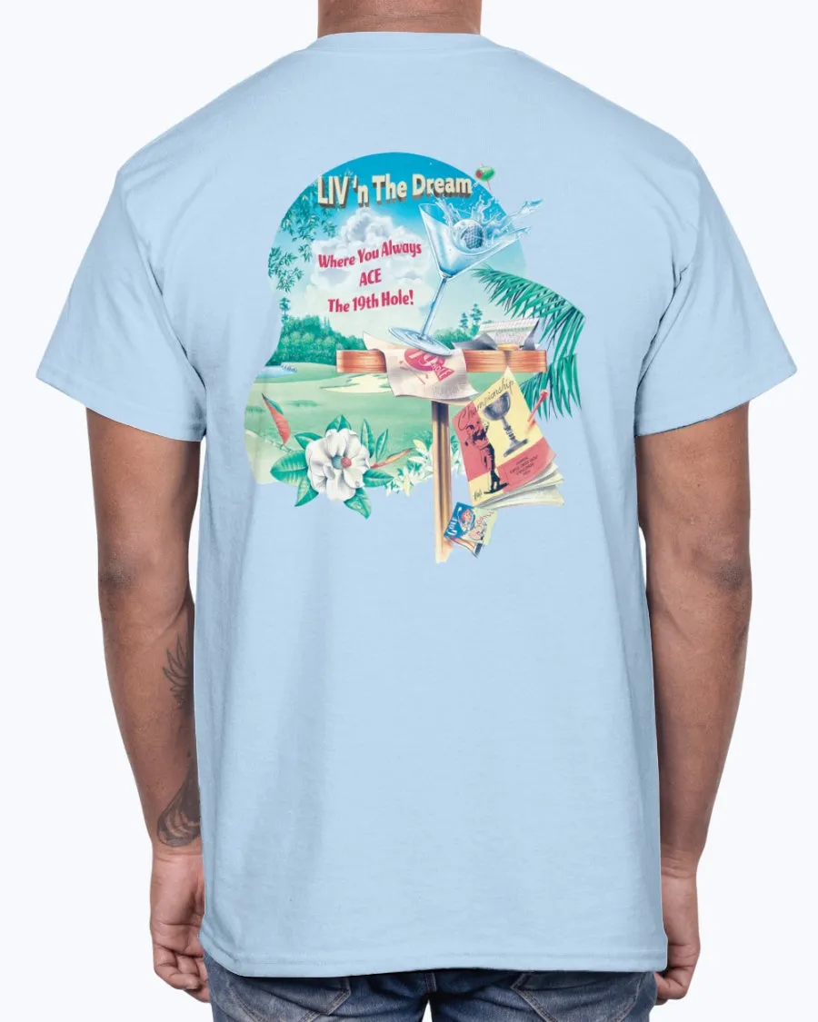 Ace the 19th Hole Happy Hour Golf Tee Shirt