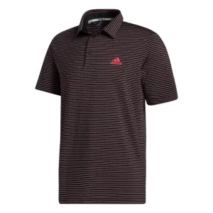 adidas Mens Ultimate365 Space Dye Stripe Polo Shirt