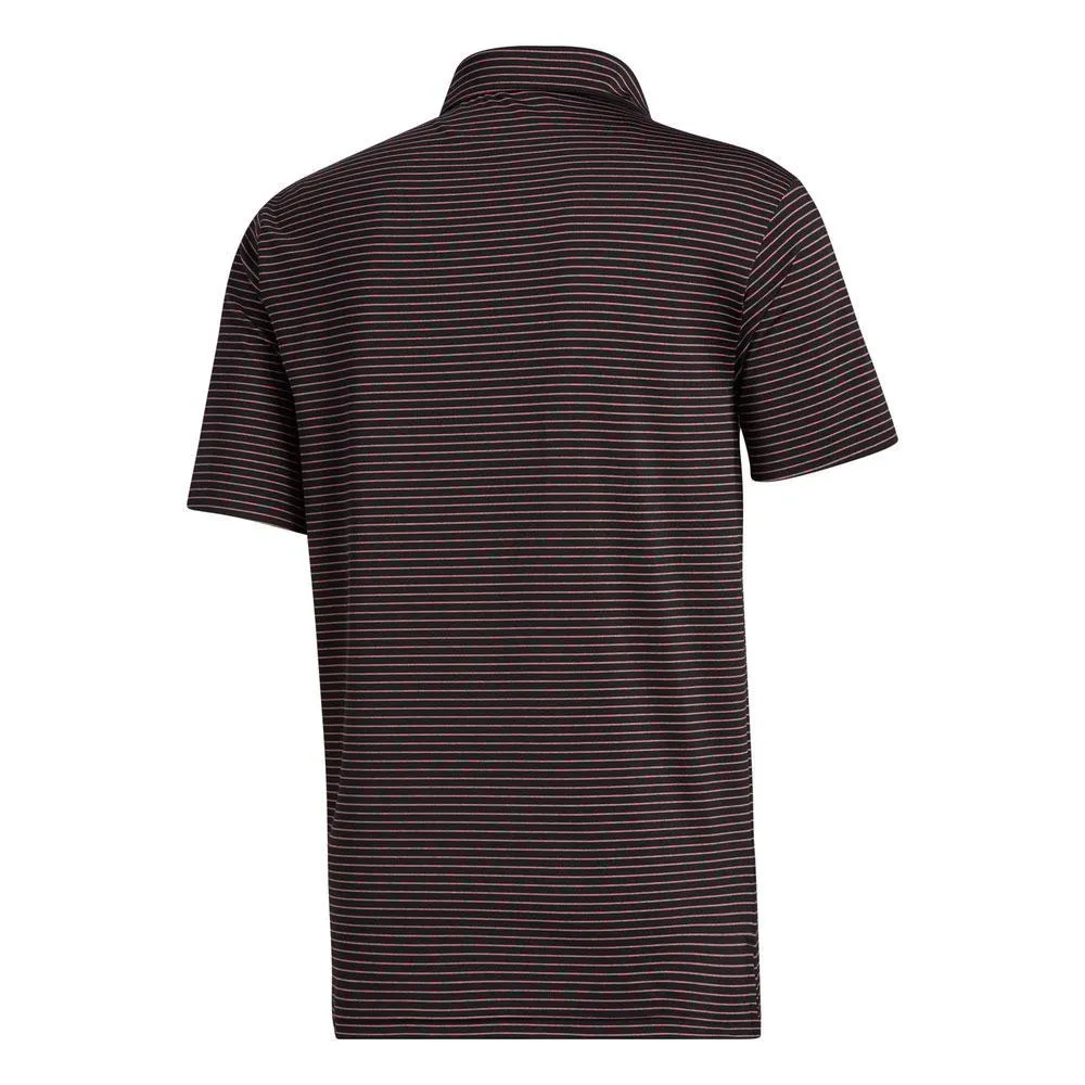 adidas Mens Ultimate365 Space Dye Stripe Polo Shirt