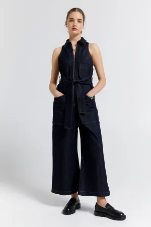 Aeronautical Jumpsuit Indigo Denim