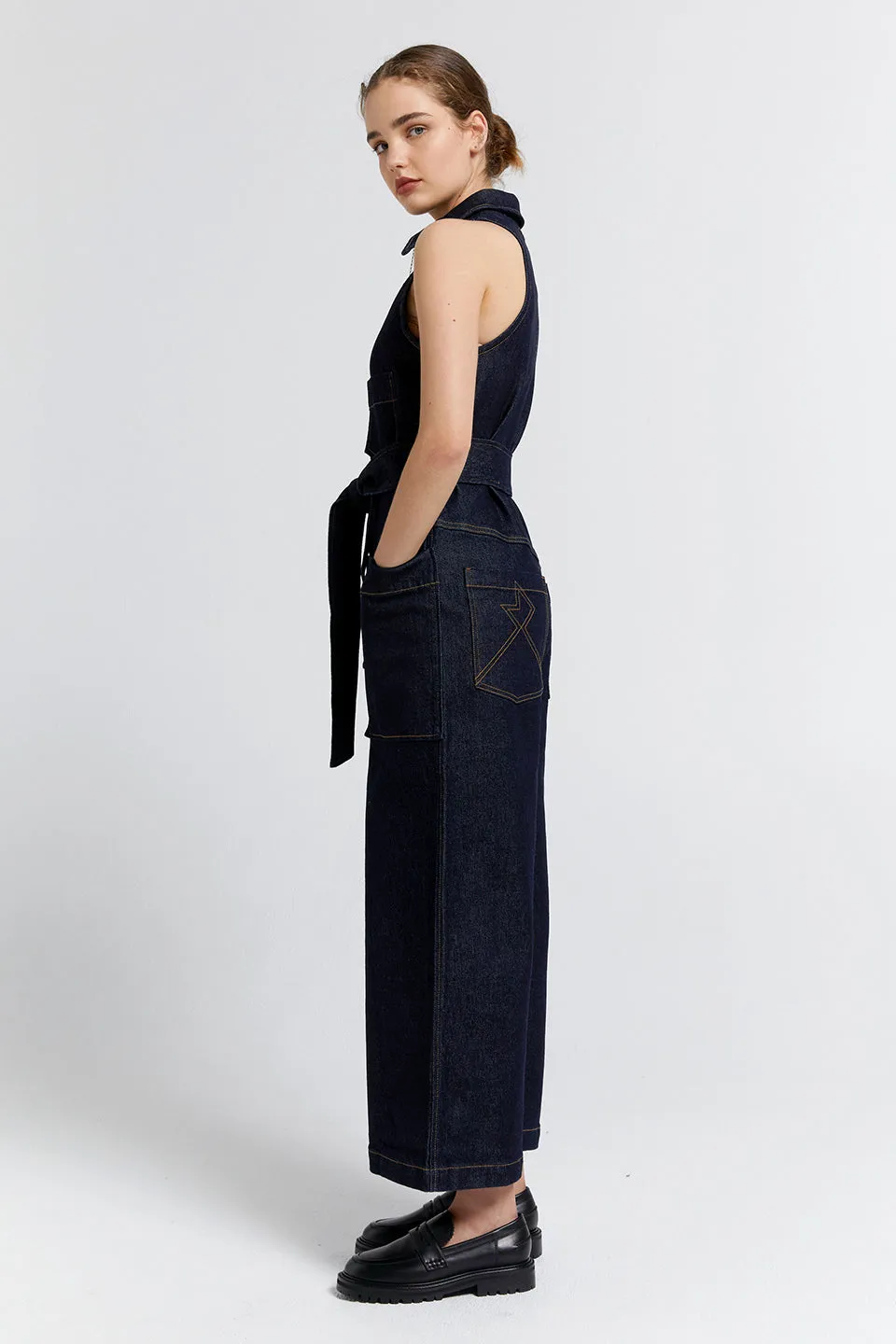 Aeronautical Jumpsuit Indigo Denim