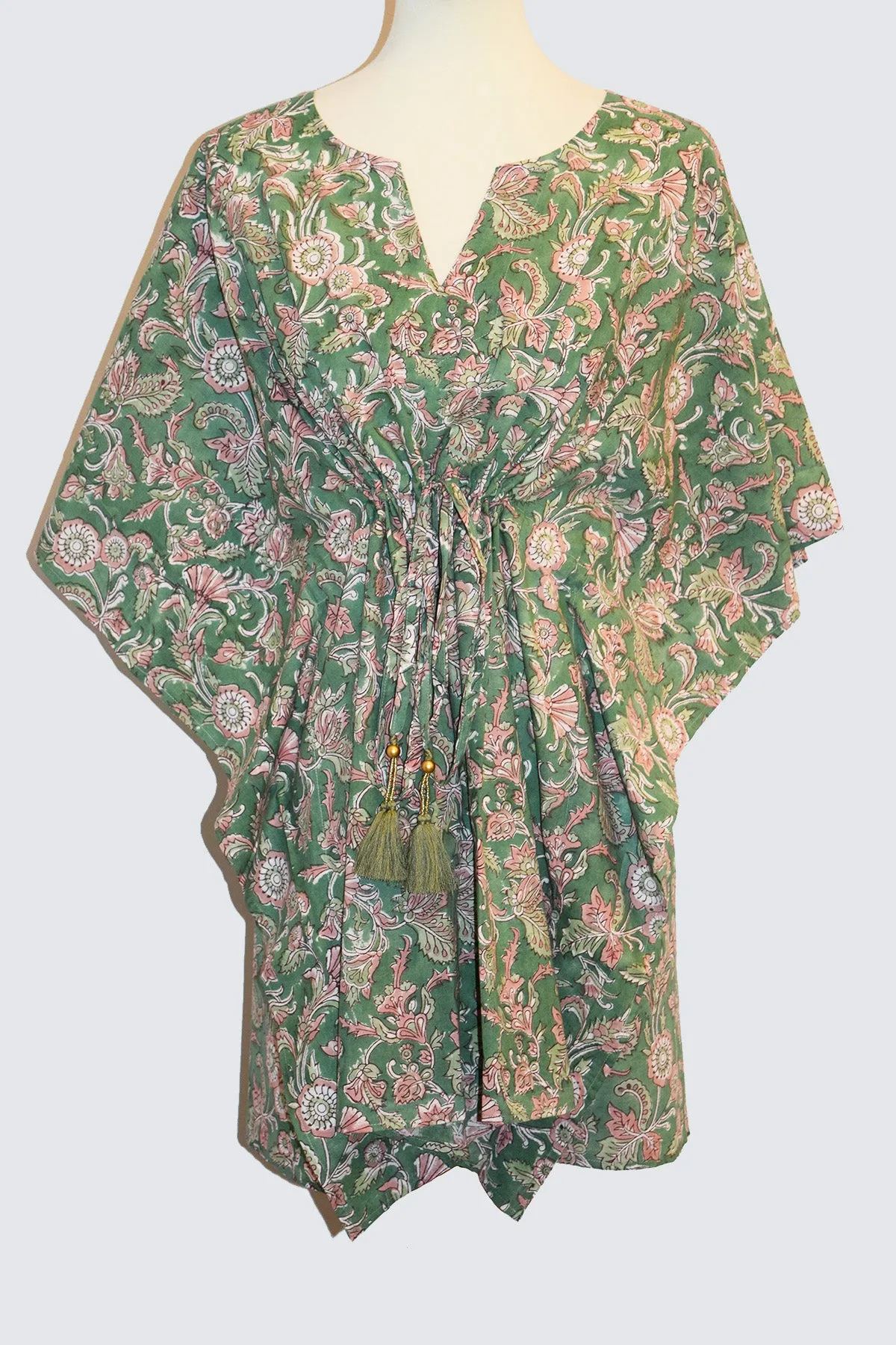 Amisha Short Kaftan | Moss