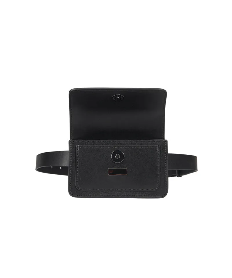 Anell Golf Flap Belt Bag - Black