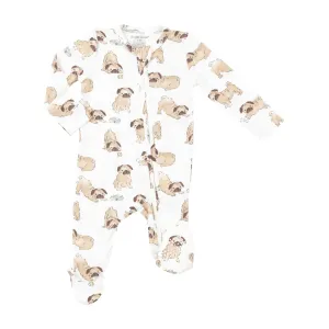 ANGEL DEAR- 2 WAY ZIPPER FOOTIE - PUGS