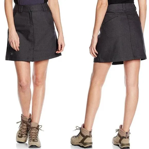 Arc'Teryx Womens Reia Outdoor Hiking Skirt in Graphite Grey Size 8