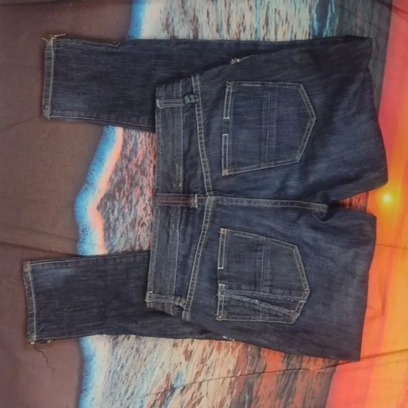 Armani exchange jeans zippered ankles size 2