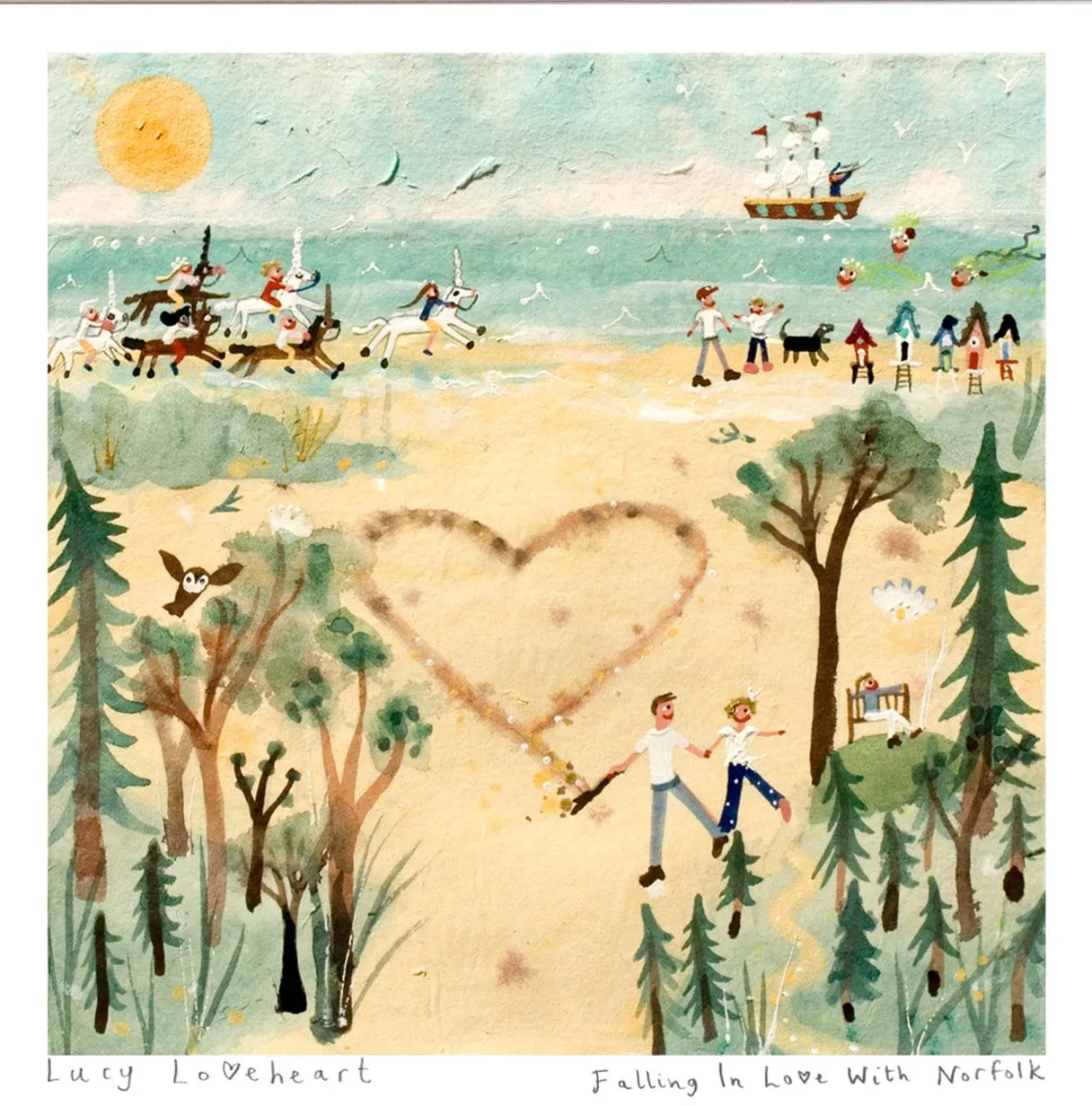 Art Prints | Falling In Love With Norfolk | Lucy Loveheart