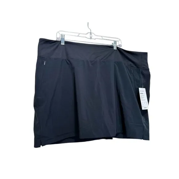 Athleta Soho Skirt Womens 26 3X Black Skirt Short Tennis Hiking Outdoor Golf NWT