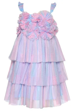 Baby Sara Pastel Ruffle Spin Wheel Dress
