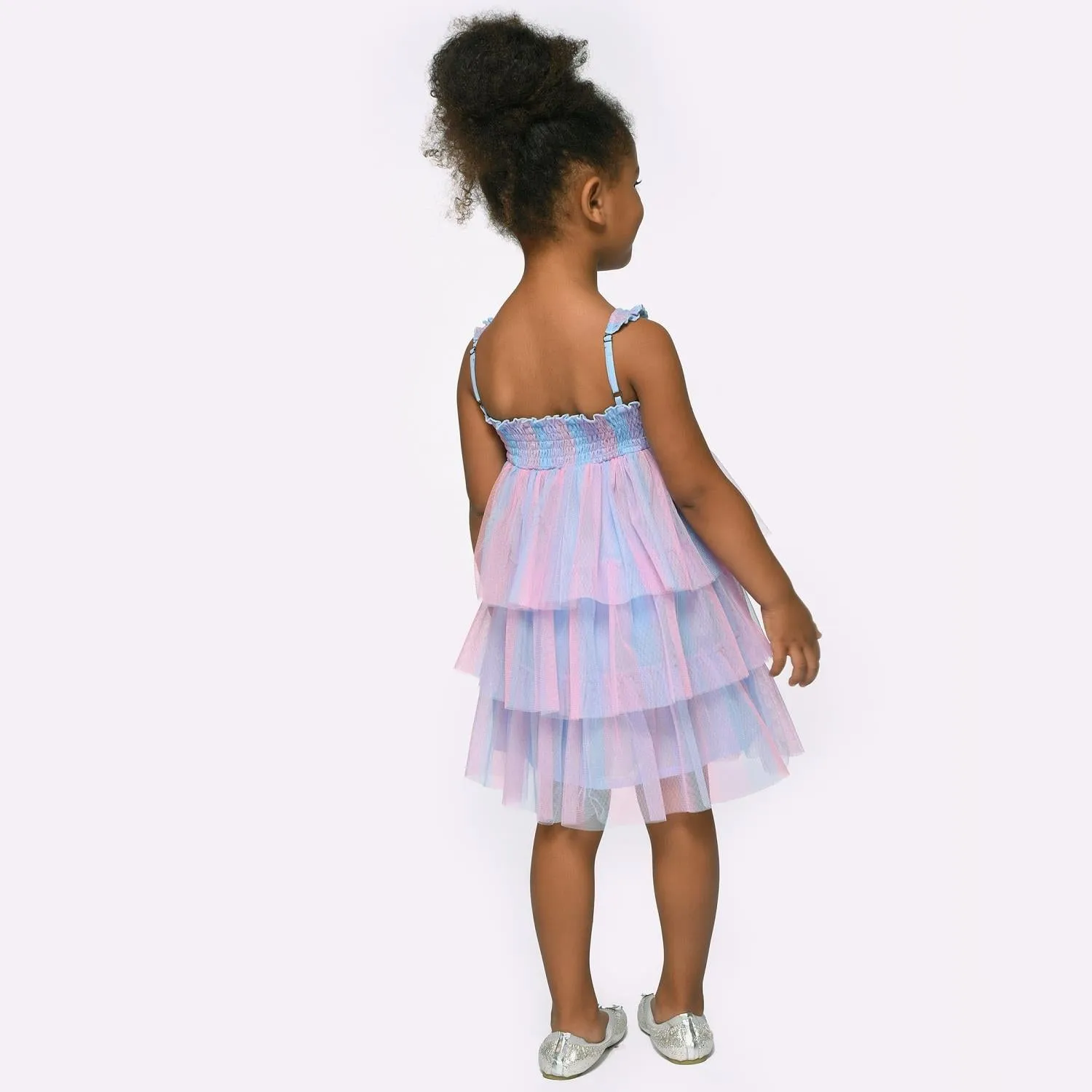 Baby Sara Pastel Ruffle Spin Wheel Dress