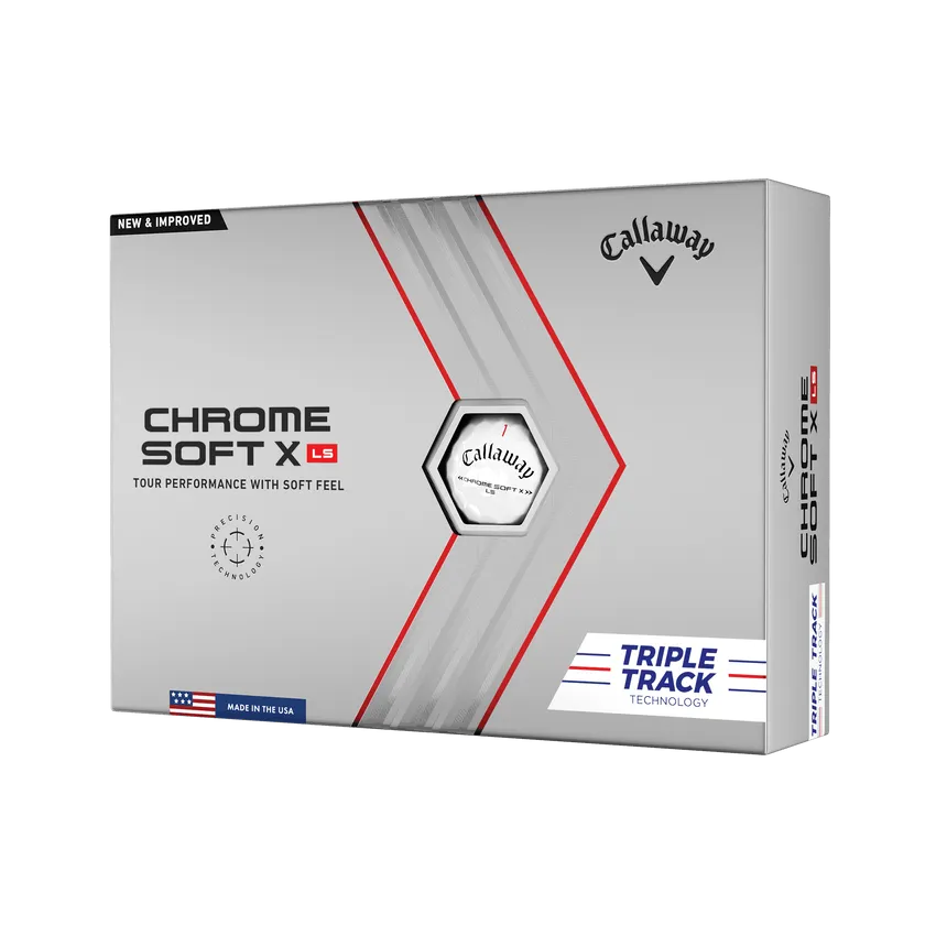 BALLE CALLAWAY CHROME SOFT X LS TRIPLE TRACK 22