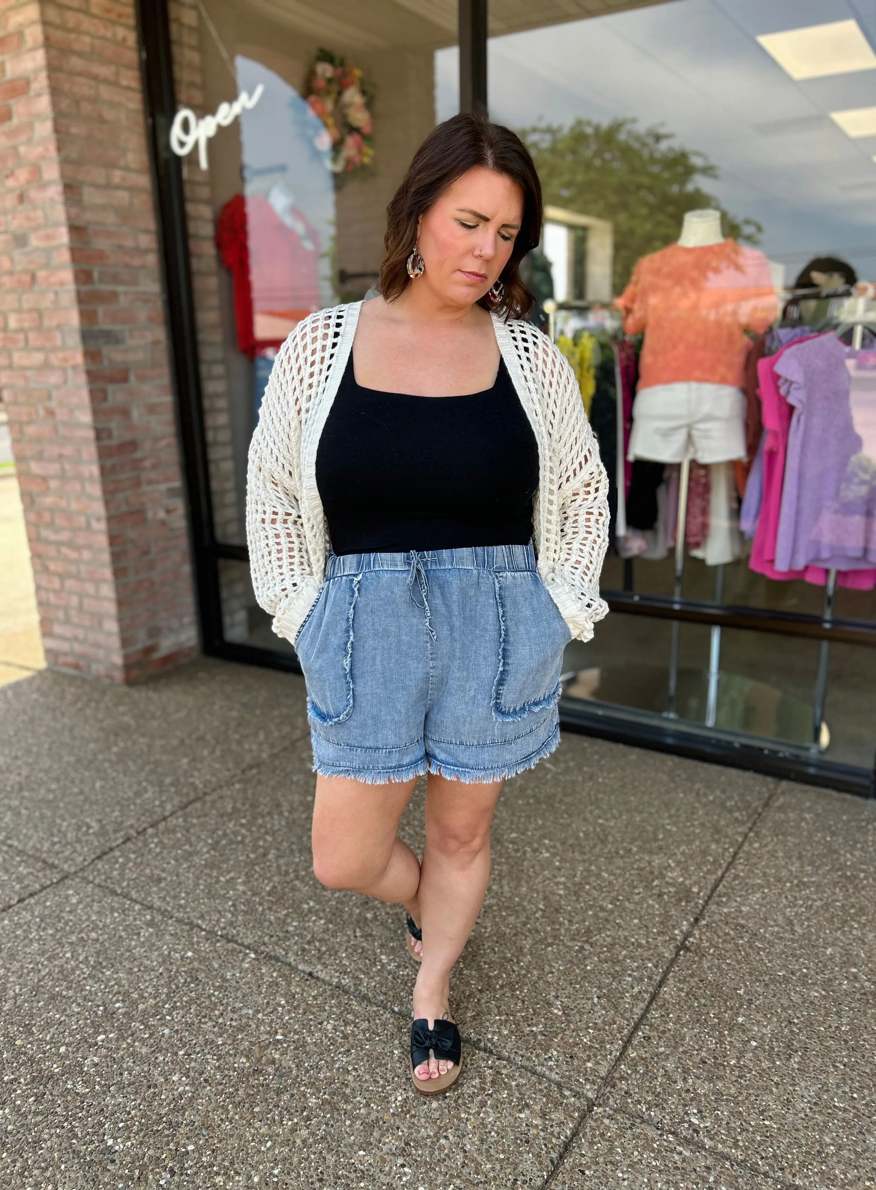 Beach Breeze Chambray Shorts
