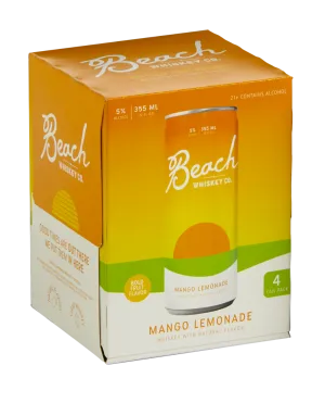 Beach Whiskey Co Mango Lemonade (4 Pack) 355 ml