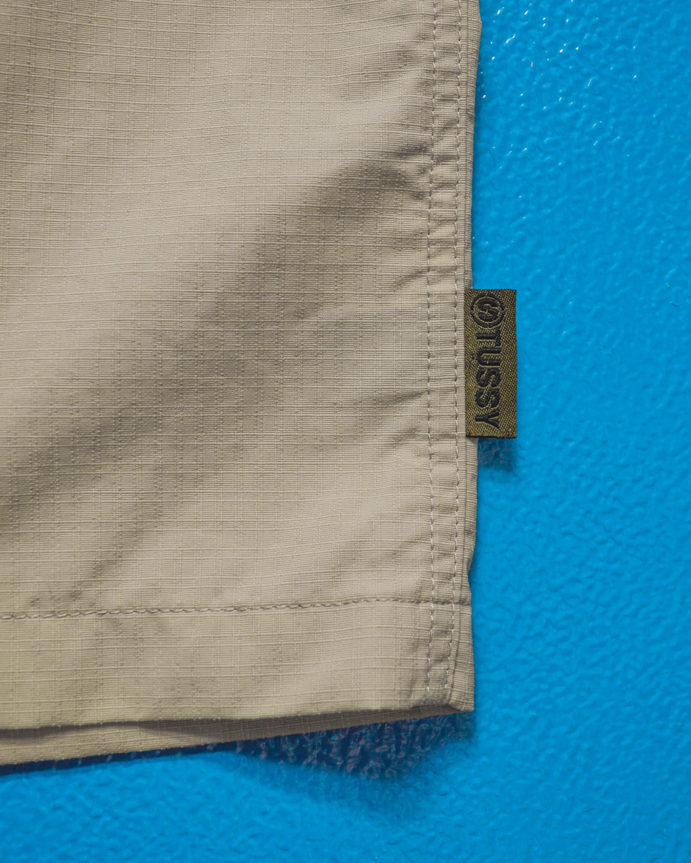 Beige Surplus Ripstop Zip Up Shirt (M~L)
