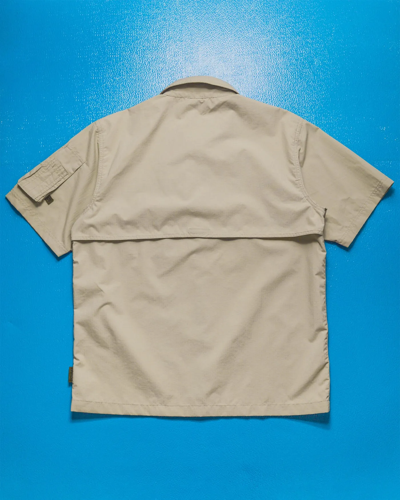 Beige Surplus Ripstop Zip Up Shirt (M~L)