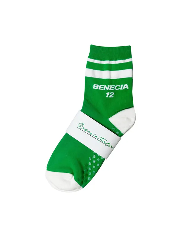 BENECIA 12 Nonslip Crew Socks - 3 pairs multi set