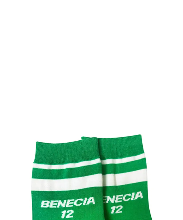 BENECIA 12 Nonslip Crew Socks - 3 pairs multi set