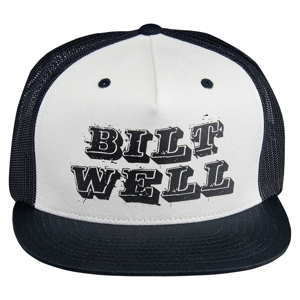 BILTWELL SMUDGE SNAP BACK [BLACK/WHITE/KHAKI]