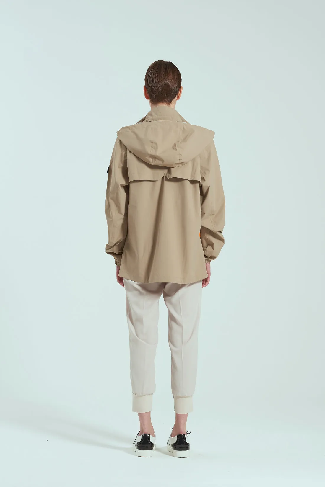 BIRDIE Mens Golf Rain Jacket - Beige