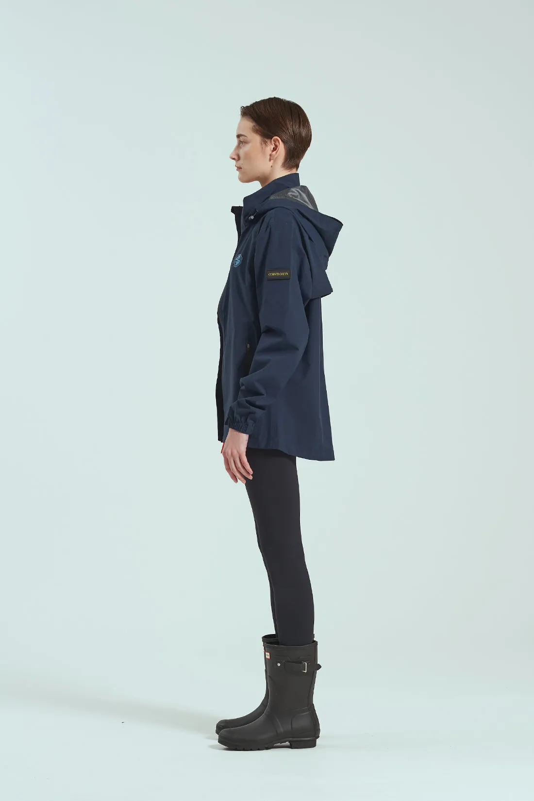 BIRDIE Mens Golf Rain Jacket - Navy