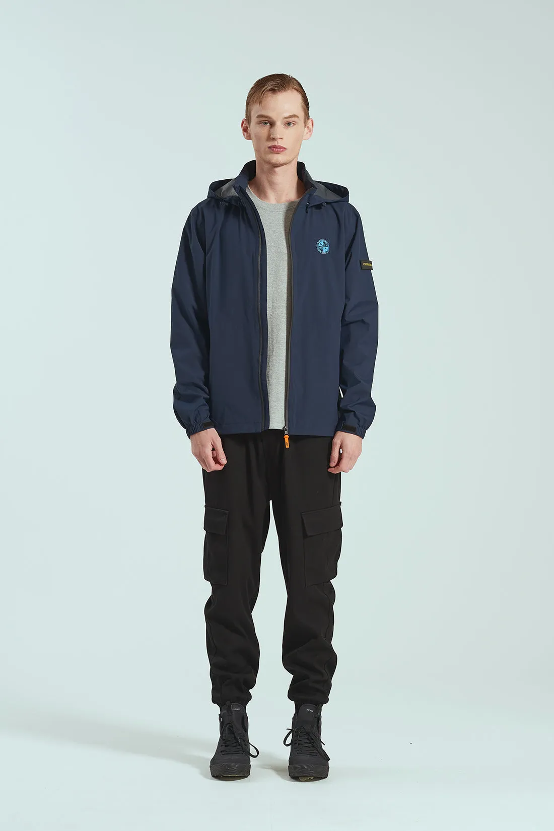 BIRDIE Mens Golf Rain Jacket - Navy