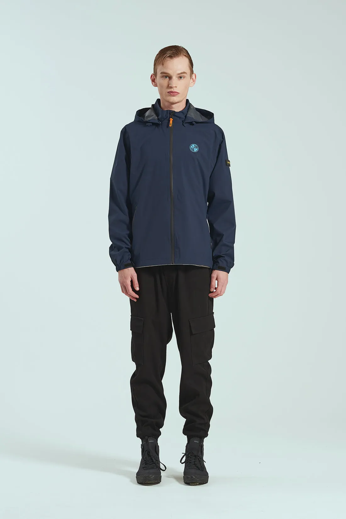 BIRDIE Mens Golf Rain Jacket - Navy