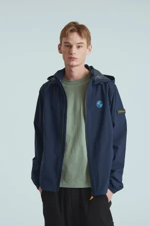 BIRDIE Mens Golf Rain Jacket - Navy