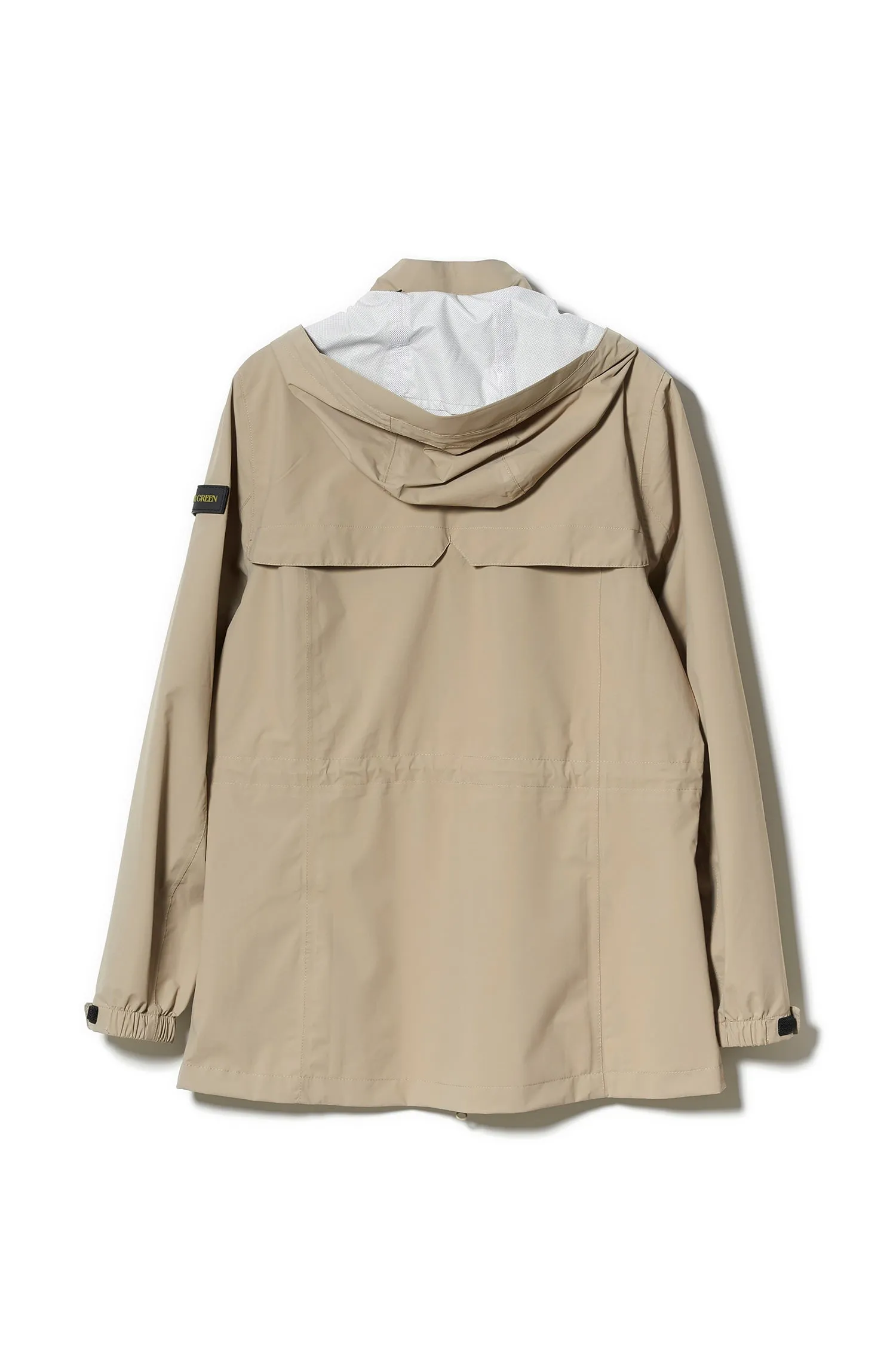 BIRDIE Womens Golf Rain Jacket - Beige