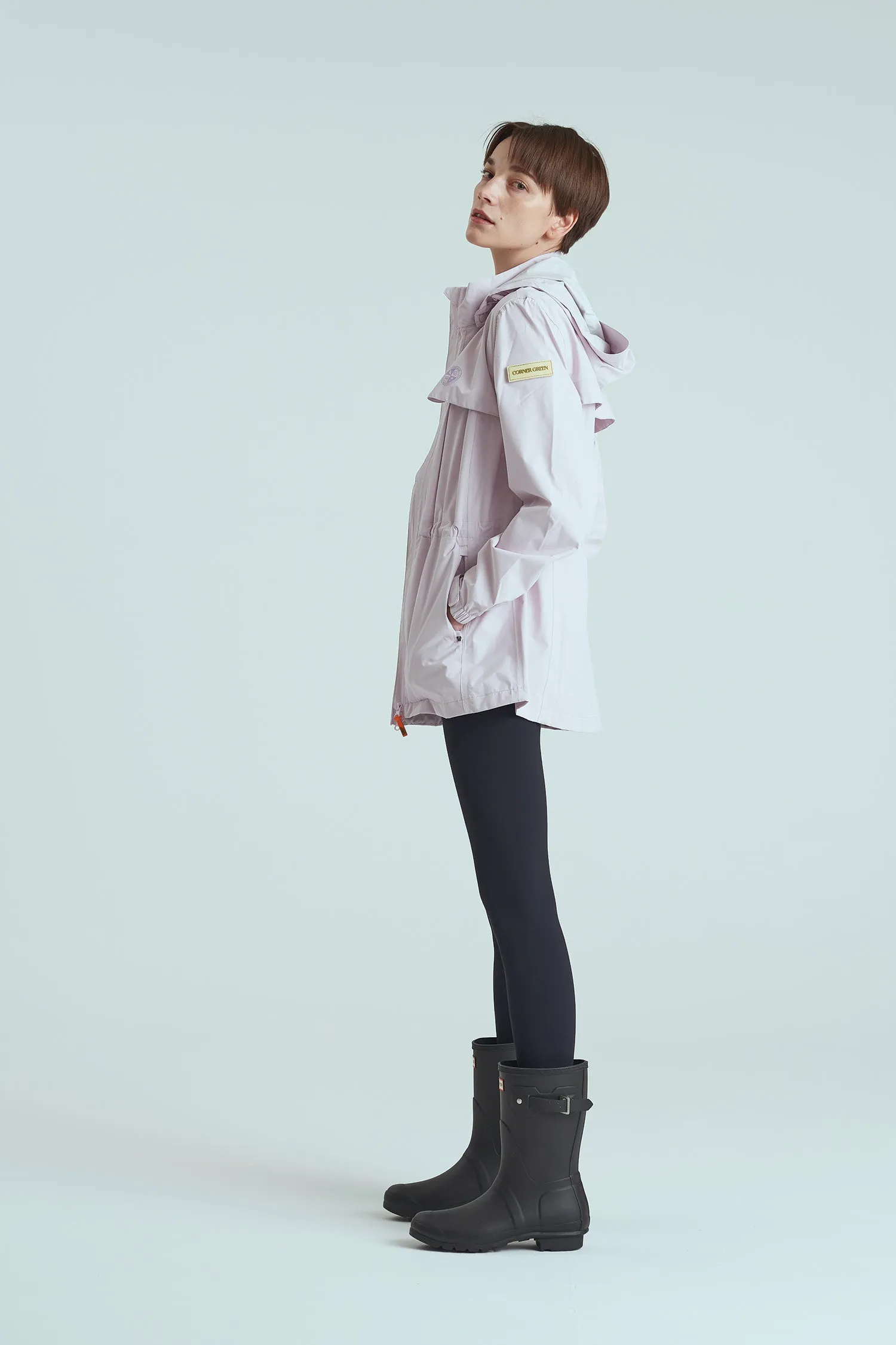 BIRDIE Womens Golf Rain Jacket - Lilac