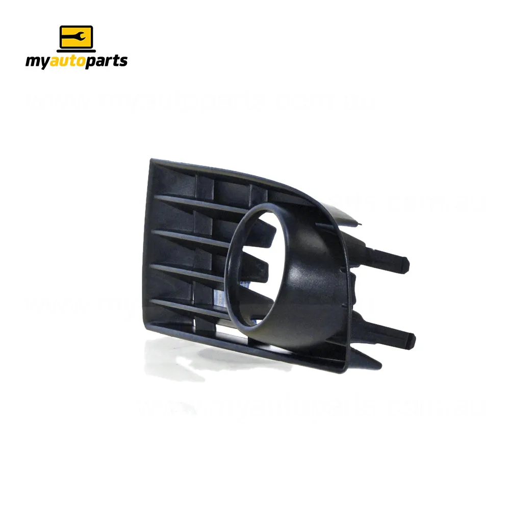 Black Front Bar Grille With Fog Light Mount Passenger Side Certified Suits Volkswagen Golf MK 5 7/2004 to 2/2009