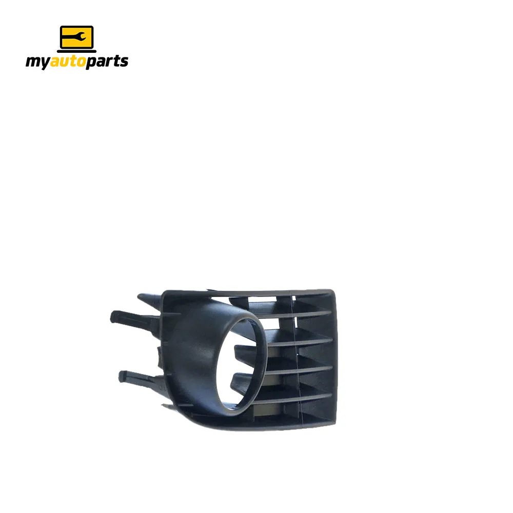 Black Front Bar Grille with Fog Light Mount Passenger Side Genuine Suits Volkswagen Golf MK 5 7/2004 to 2/2009