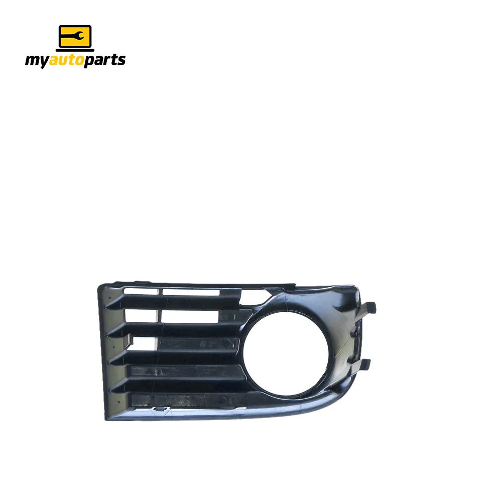 Black Front Bar Grille with Fog Light Mount Passenger Side Genuine Suits Volkswagen Golf MK 5 7/2004 to 2/2009