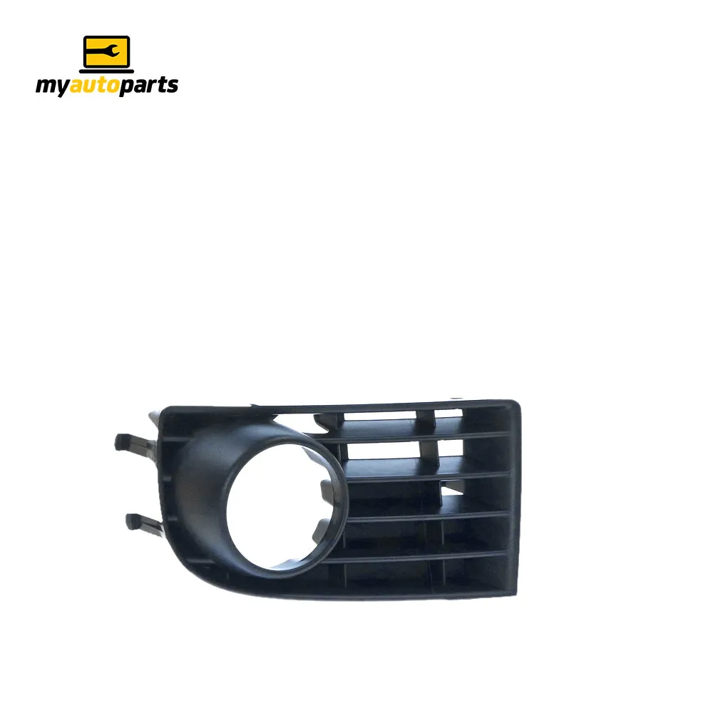Black Front Bar Grille with Fog Light Mount Passenger Side Genuine Suits Volkswagen Golf MK 5 7/2004 to 2/2009
